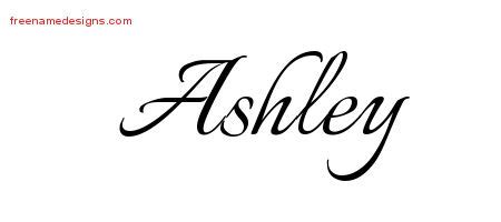 Ashley Name Tattoo Designs